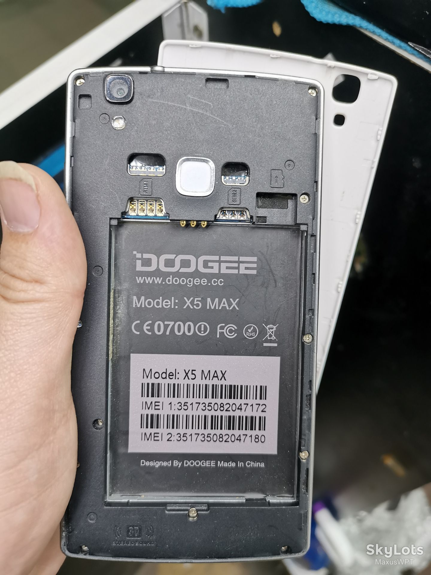 #1267 Sklad doogee x5 Max white - фото фото фото 6