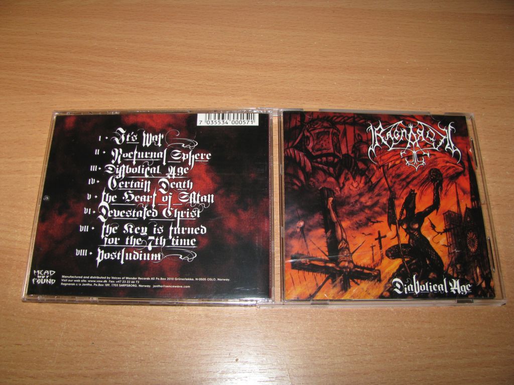 RAGNAROK - Diabolical Age  (2000 Head Not Found 1st press) - фото фото фото 0