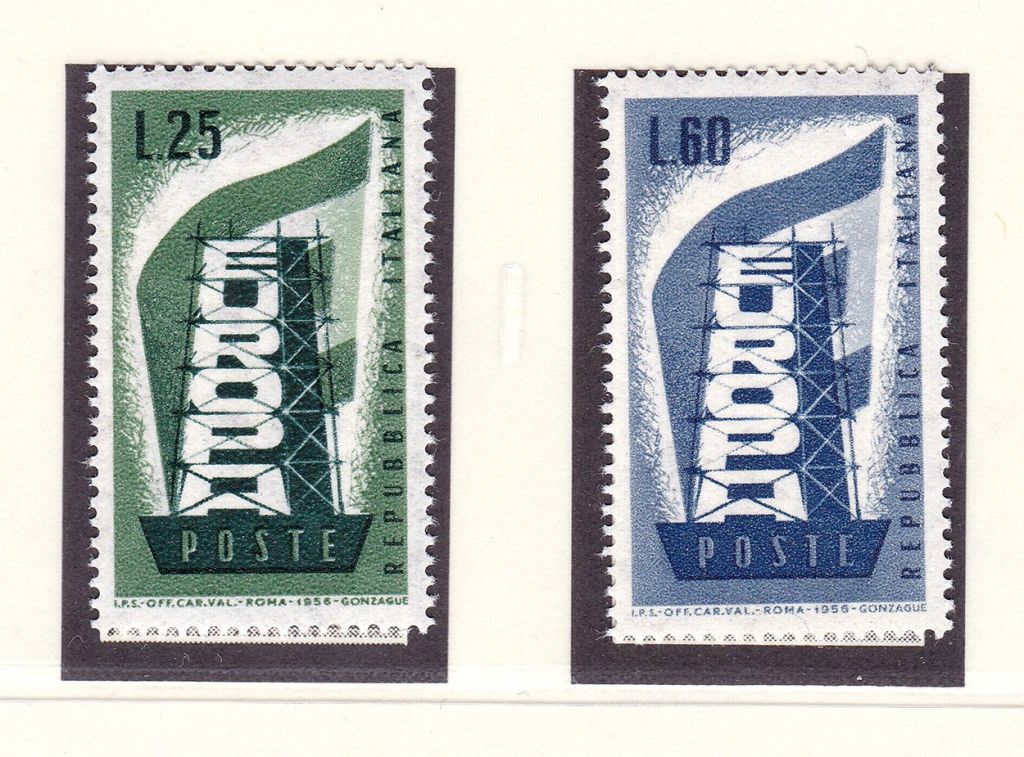Италия 1956 г  MNH  - EUROPA CEPT - - фото фото фото 0