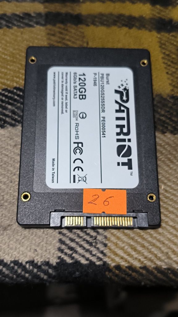Диск SSD PATRIOT BURST ELITE PBE120GS25SSDR 120GB №26 - фото фото фото 1