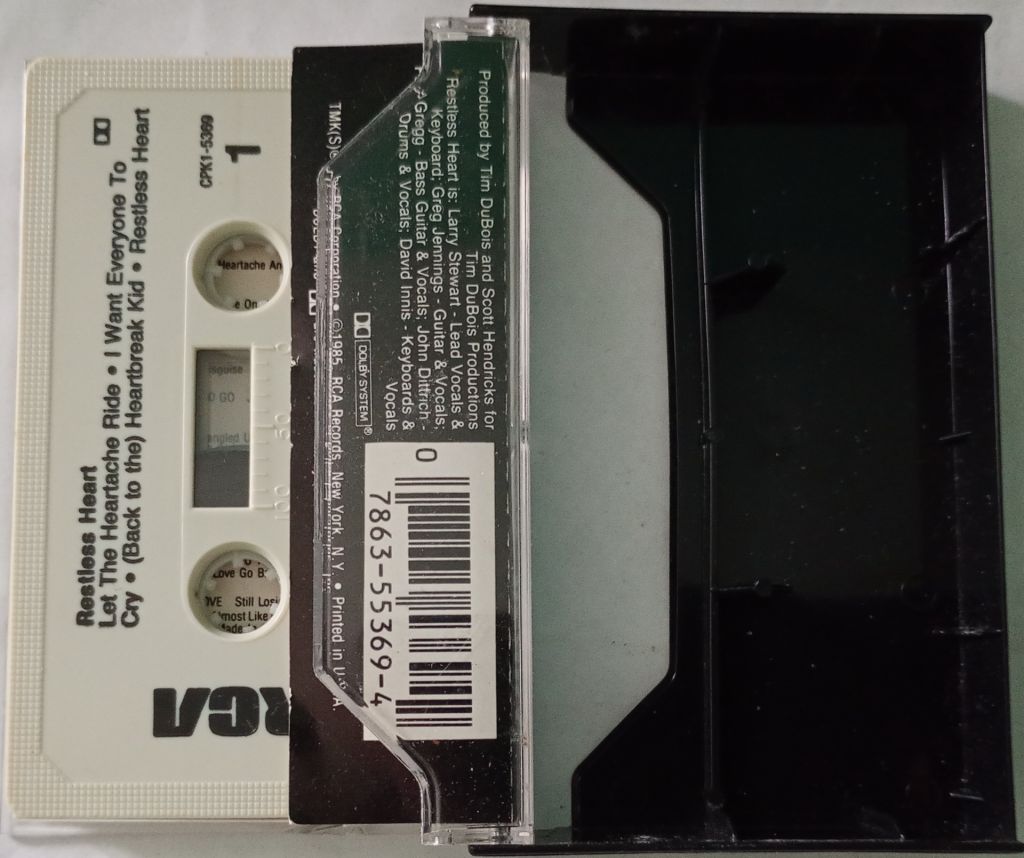 RESTLESS HEART.  Cassette  US - фото фото фото 1