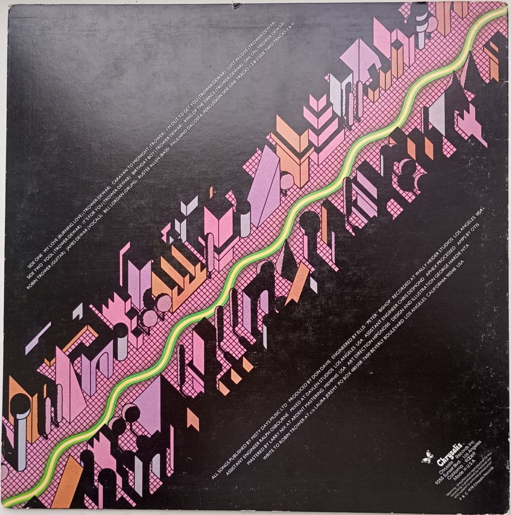 ROBIN TROWER Caravan To Midnight LP VG++/EX- - фото фото фото 1