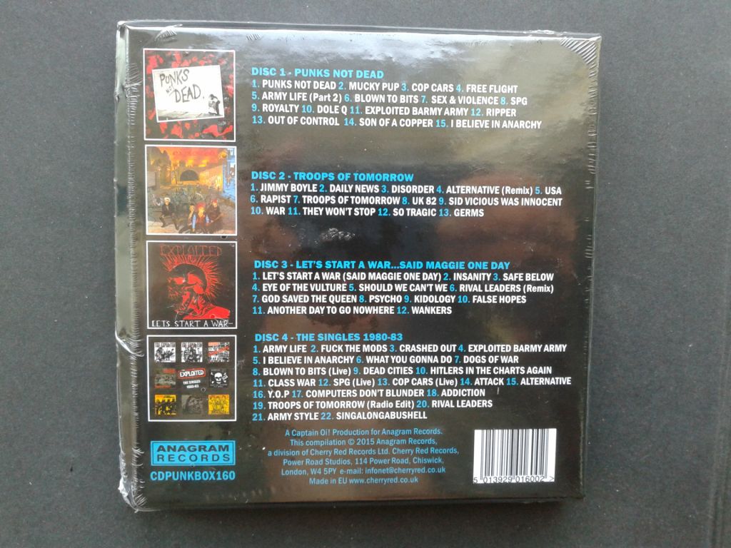 The Exploited - 1980-83  (4CD Boxset) - фото фото фото 1