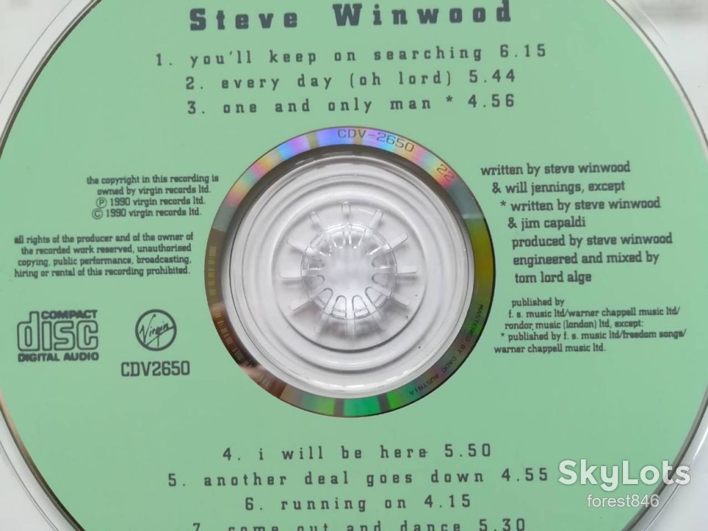 Steve Winwood-Refugees of the heart-USA-состояние: 4+ - фото фото фото 5