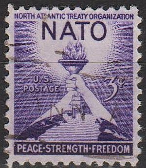 1952 - США - НАТО Mi.627 _гаш - фото фото фото 0
