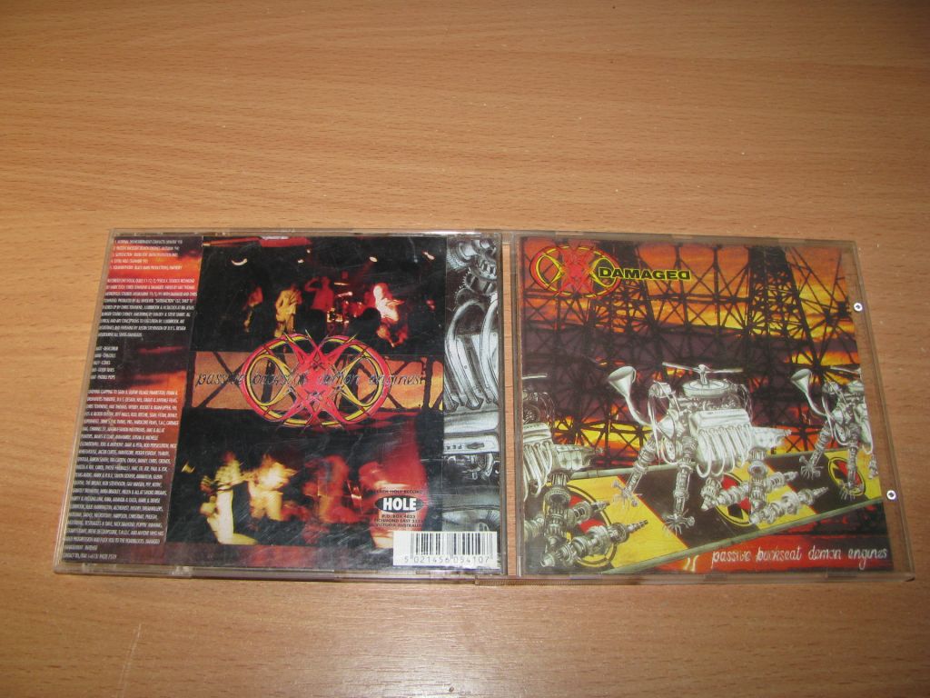 DAMAGED - Passive Backseat Demon Engines  (1995 Black Hole 1st press,USA) - фото фото фото 0
