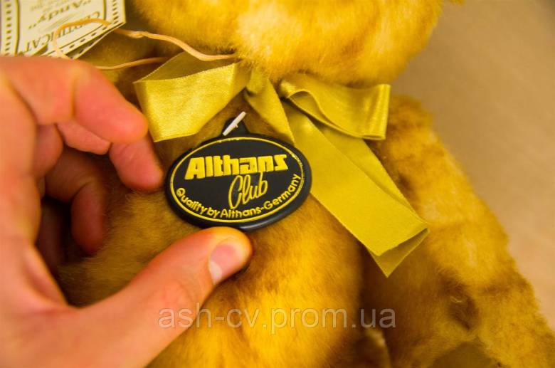 Колекційна м&amp;#039;яка іграшка Ведмедик Althans Club Andy - фото фото фото 3