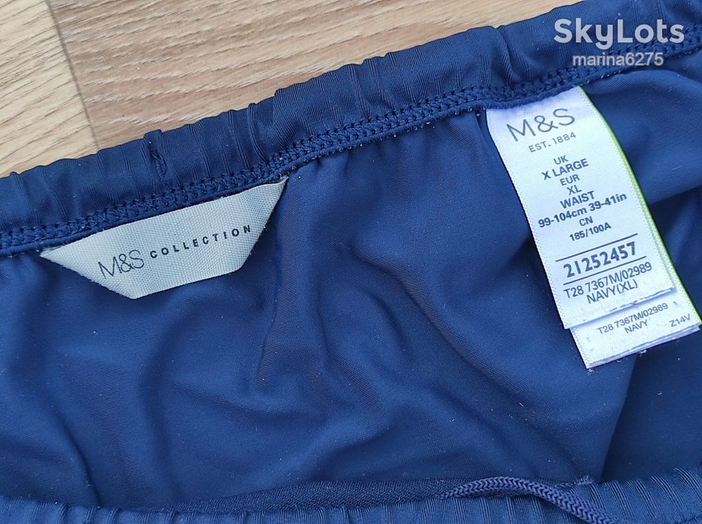 Marks &amp; Spencer ~ сині плавки  р XL - фото фото фото 1