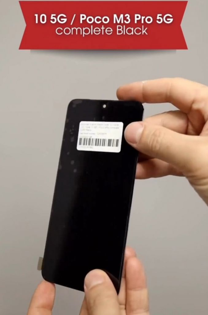 Дисплей Xiaomi Redmi Note 10 5G / Poco M3 Pro 5G complete Black - фото фото фото 0