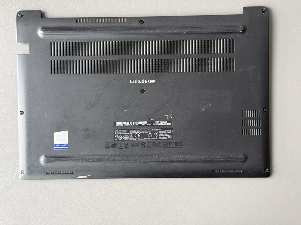 Нижня кришка 0YRTPK для ноутбука Dell Latitude 7280 Original - фото фото фото 0