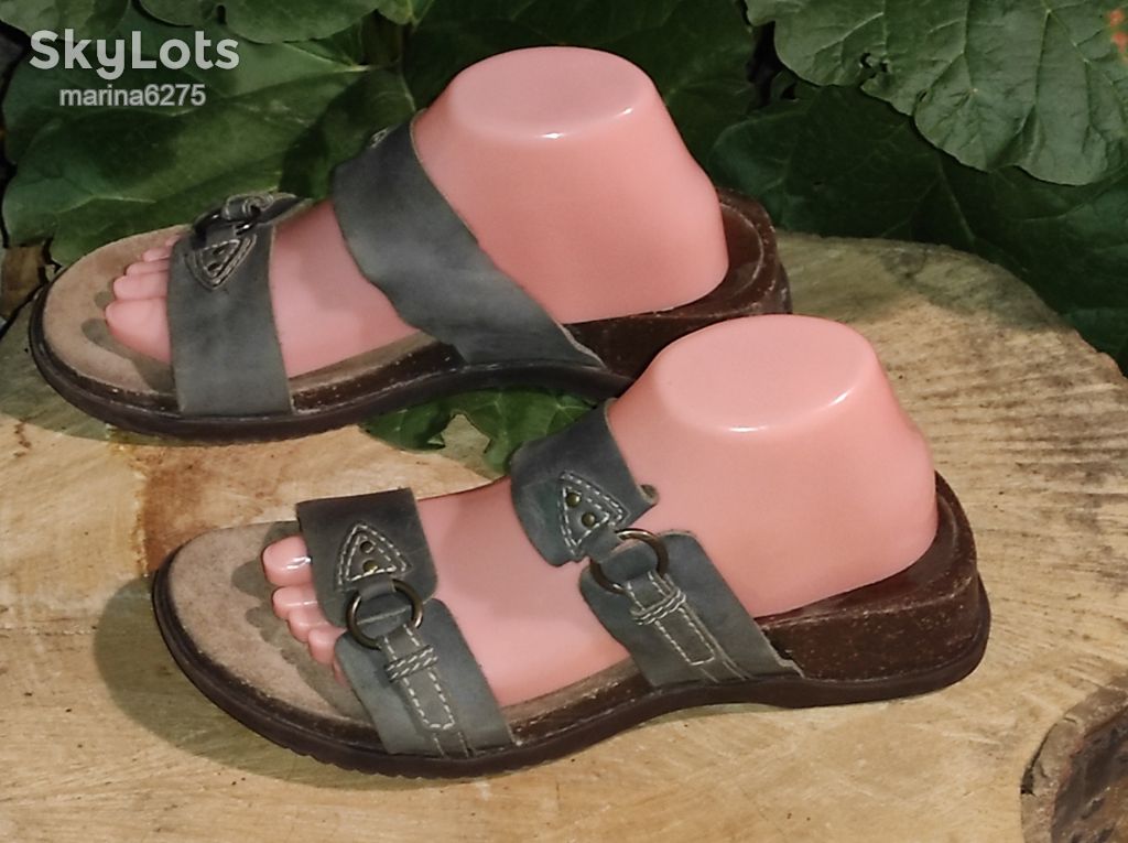 ШЛЕПАНЦІ, шлёпанцы 100% ШКІРА. кожа ~ CLARKS ~ р 40-41 - фото фото фото 2