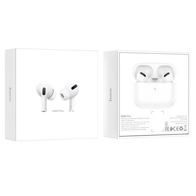 Навушники Bluetooth бездротові Hoco EW04 Plus вакуумні з мікрофоном White - фото фото фото 4