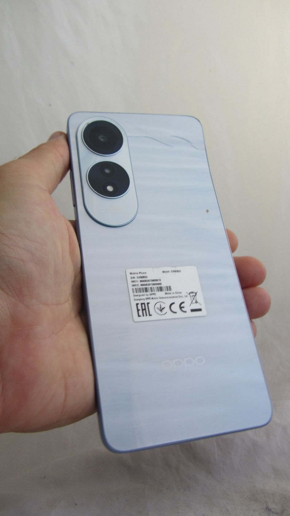 OPPO A60 Ripple Blue - фото фото фото 3