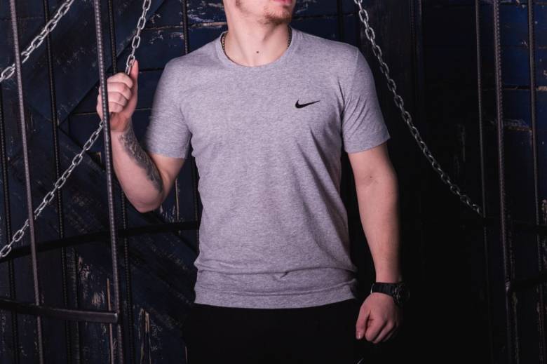 Футболка Nike серая - фото фото фото 9