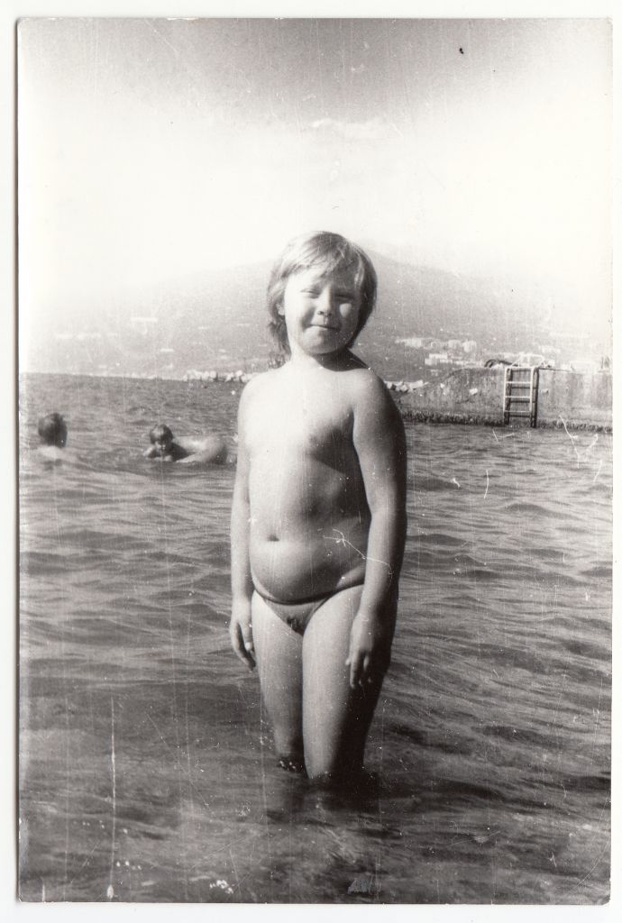 Жизнь в СССР Девочка море Мода ретро фото  (10 х 15) Р9 - фото фото фото 0