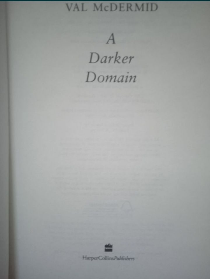 A Darker Domein Val McDermid English на Английском книга - фото фото фото 2
