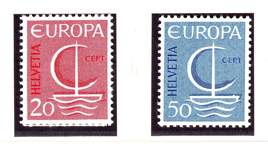Швейцария  1966 г MNH  -  EUROPA CEPT - - фото фото фото 0