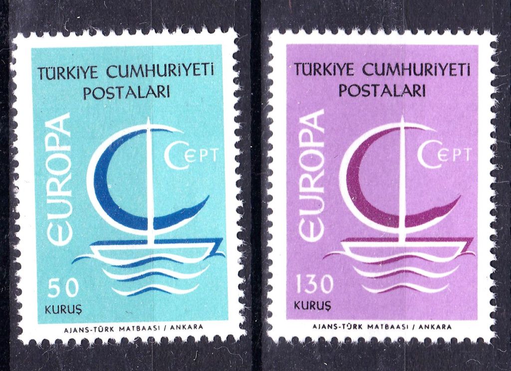 Турция 1966 г MNH - EUROPA  - CEPT - фото фото фото 0