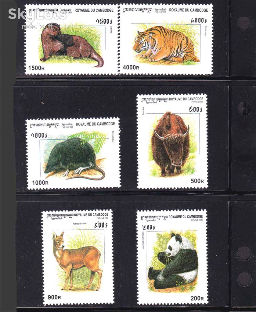 NM Фауна  Камбоджа 1999 г  MNH - - фото фото фото 0