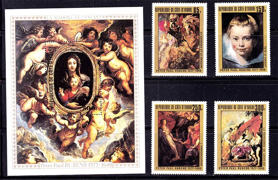Искусство . Кот-д’Ивуар 1978 г MNH - - фото фото фото 0