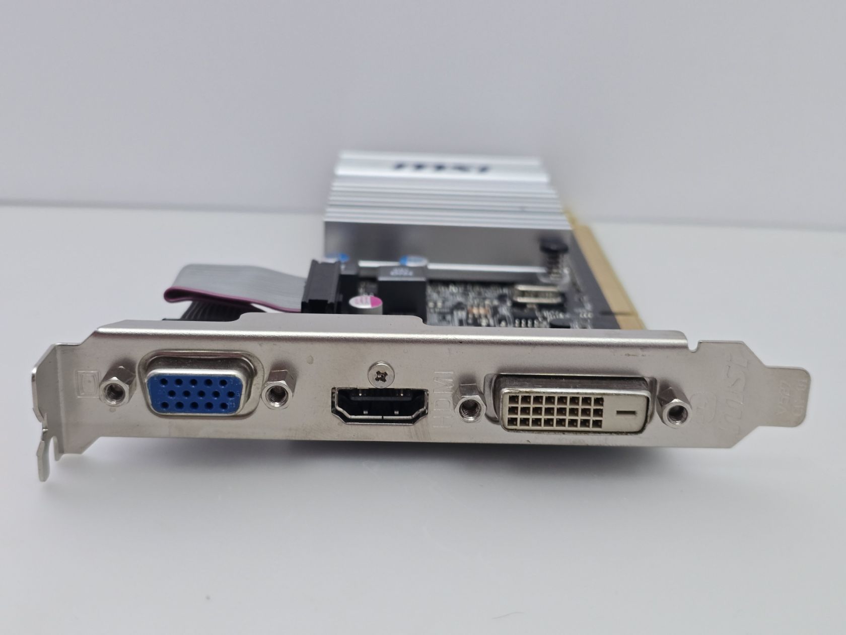 Відеокарта MSI Radeon HD 5450 1GB   (GDDR3,64 Bit,PCI-Ex,Б/у) - фото фото фото 1