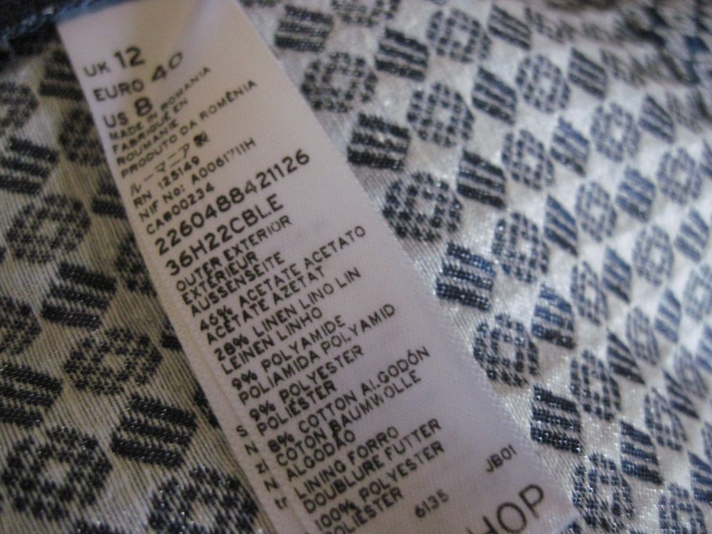 Новые шорты "TOPSHOP" р. 46 лен 55% - фото фото фото 3