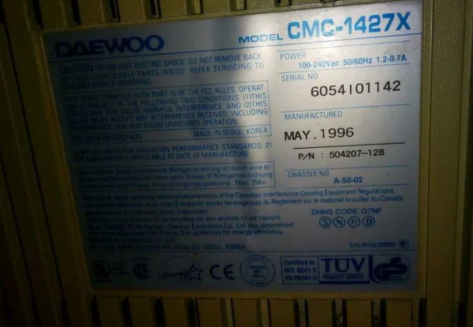 монітор DAEWOO 1427Х - фото фото фото 1