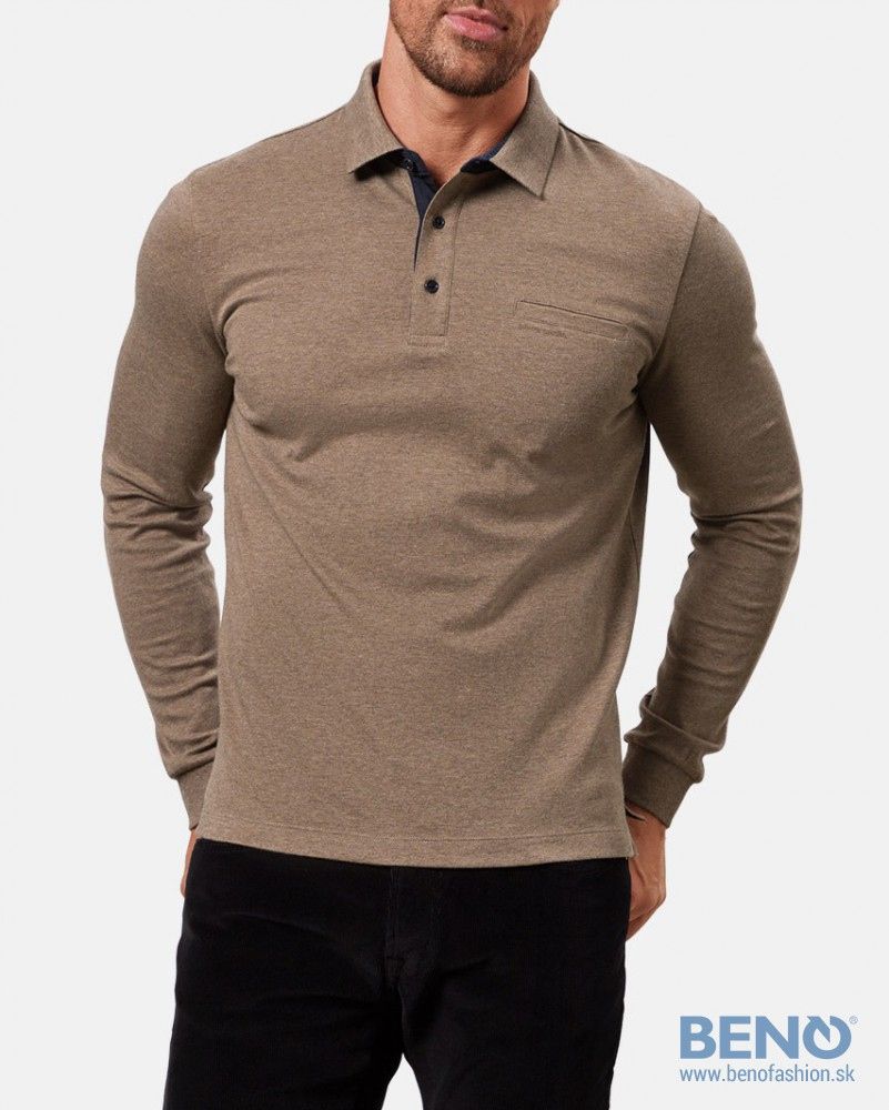 Поло Pierre Cardin Poloshirt Long Sleeve - фото фото фото 0