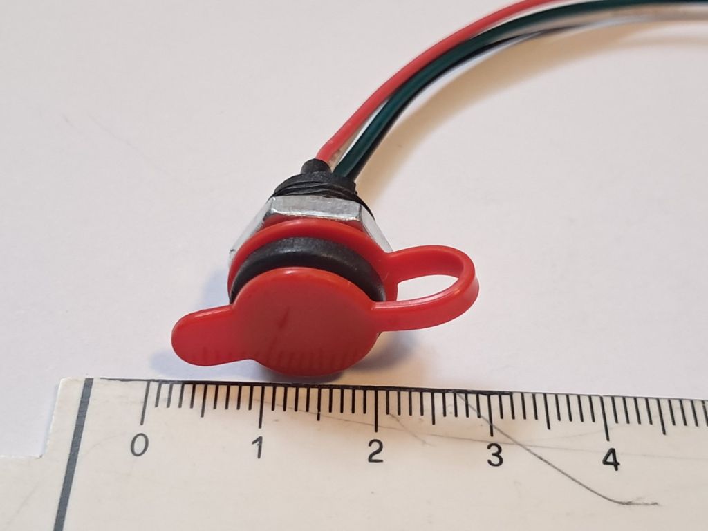 Роз'єм,коннектор USB-C 4PIN Врізний під отвір 11мм - фото фото фото 1