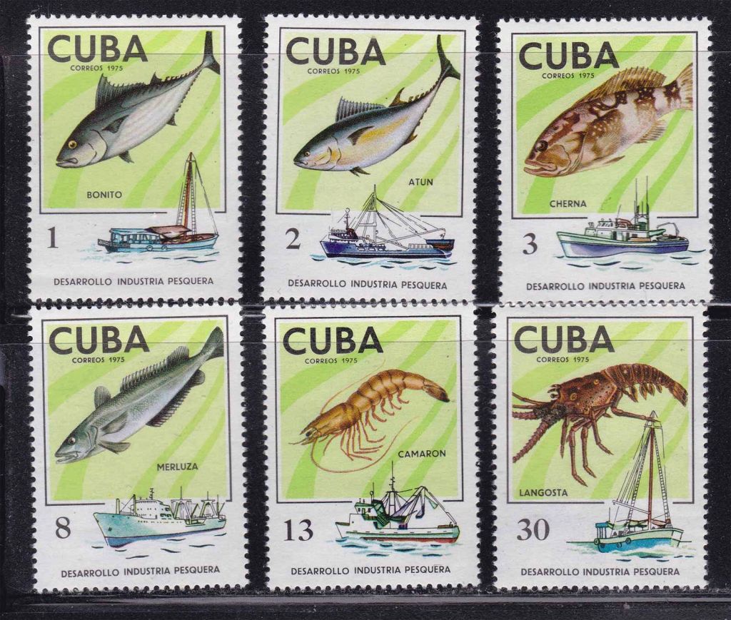 Фауна . Куба 1975  г MNH - флот - фото фото фото 0