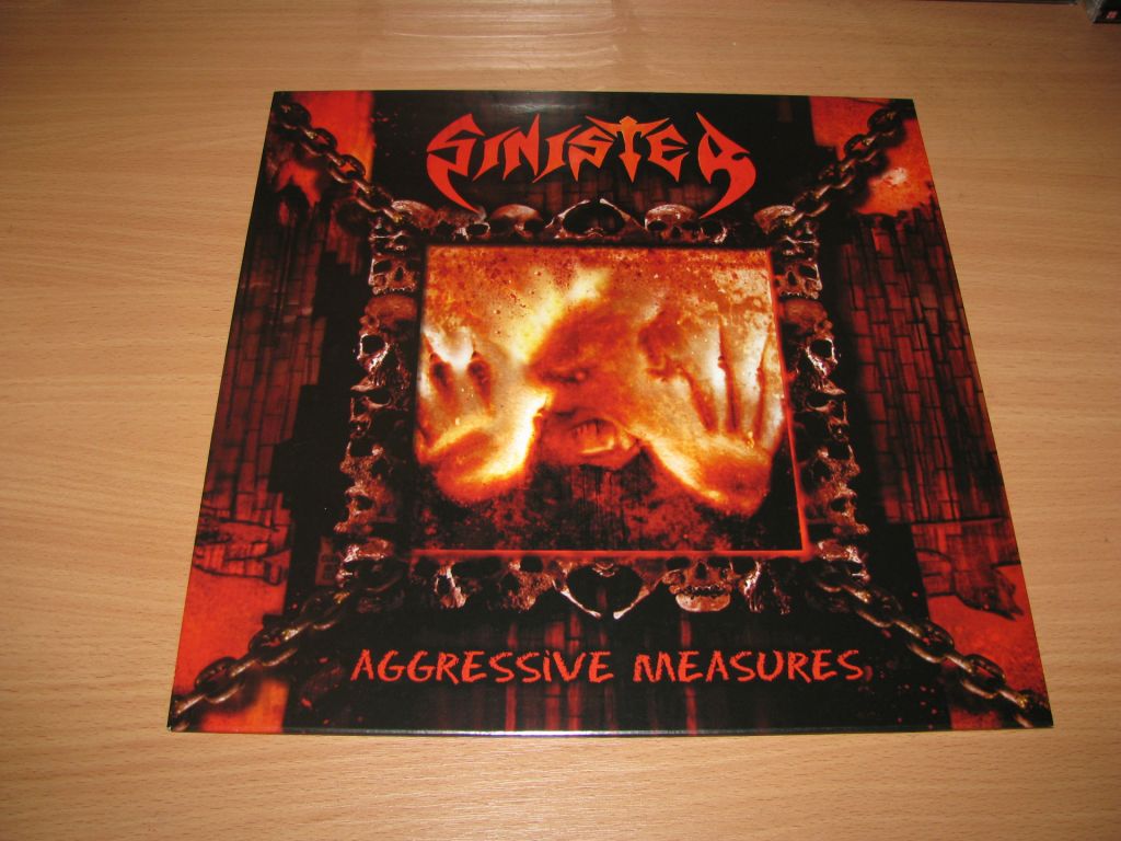SINISTER - Aggressive Measures   (2016 Cosmic Key Creations,Yellow LP) - фото фото фото 1