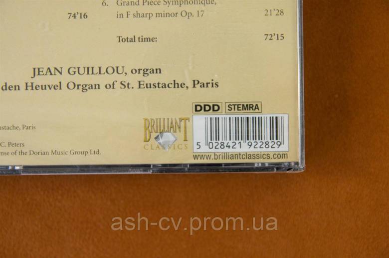 Музичний CD, Cesar Franck - Organ Works - фото фото фото 6