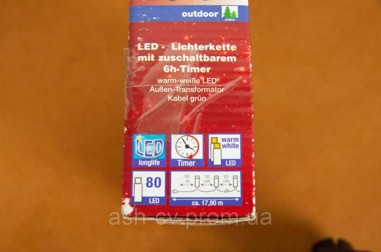 Гірлянди, Hellum, 80, LED, White, 18 метрів, з Німеччини - фото фото фото 5