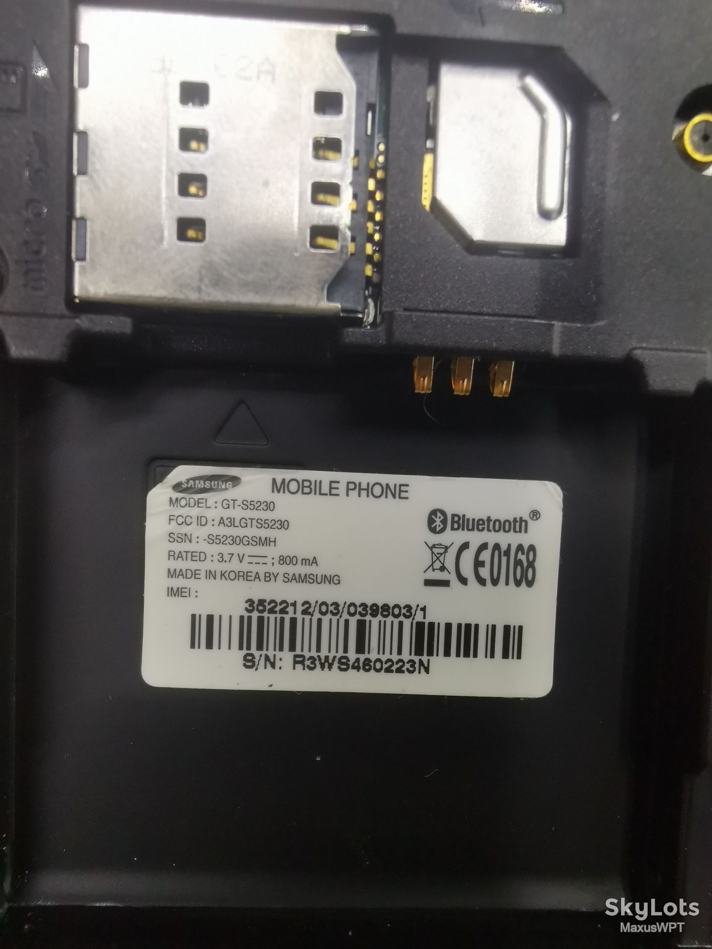 #1259 Sklad Samsung 5230 black - фото фото фото 3