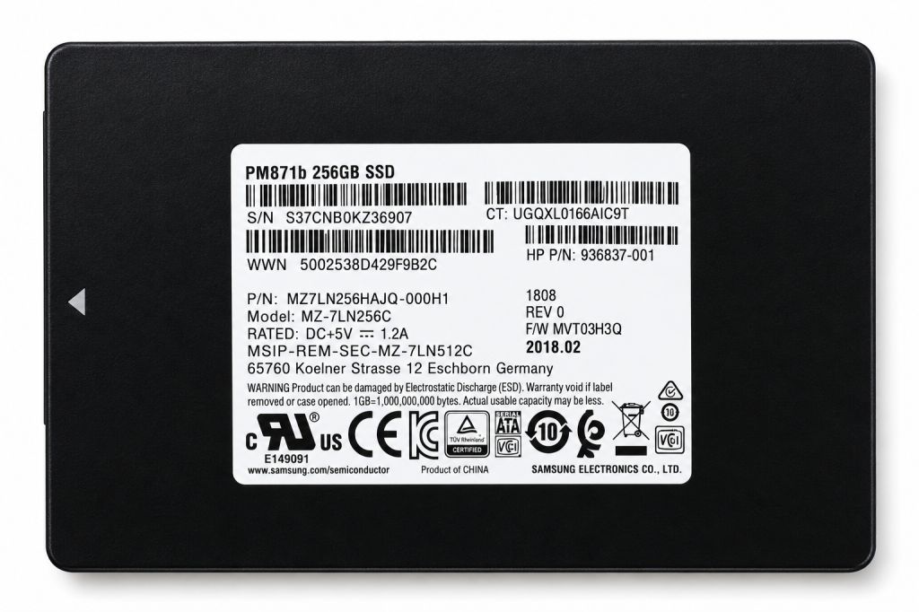 SSD диск 2.5 SATA 256GB Samsung PM871b - фото фото фото 0
