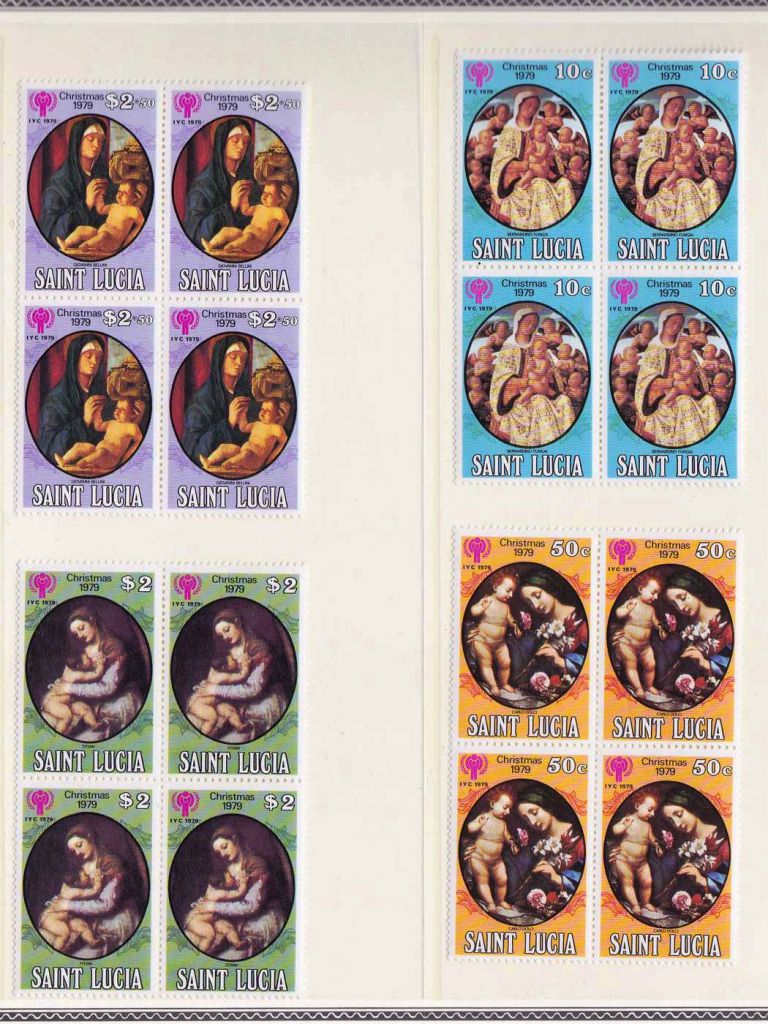 NM Ст. Люсия 1979 г MNH - квартблоки - фото фото фото 0