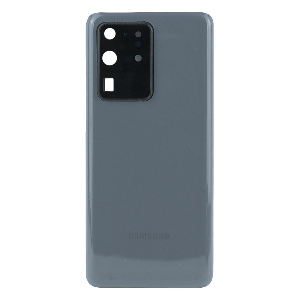 Задня частина корпусу Samsung Galaxy S20 Ultra SM-G988 Gray  (з склом камери) - фото фото фото 0