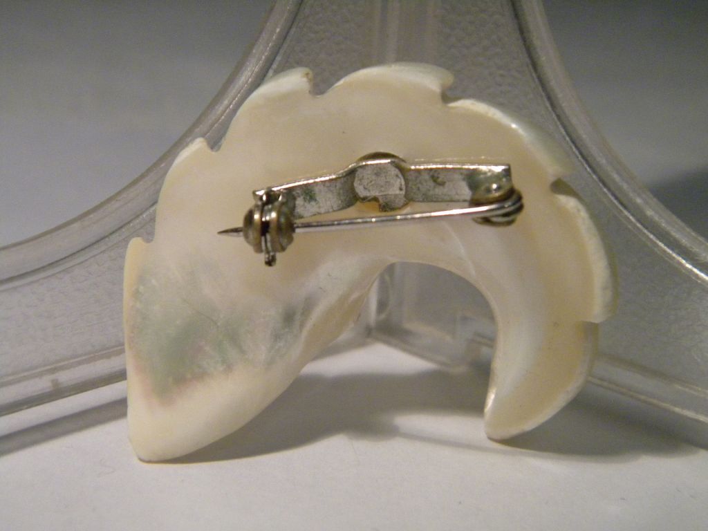 Брошь СССР Ракушка Перламутр №1634 - фото фото фото 3