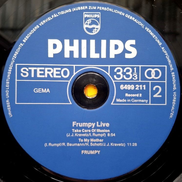 Frumpy - Live - 1973.  (2LP). 12. Vinyl. Пластинки. Germany. - фото фото фото 4