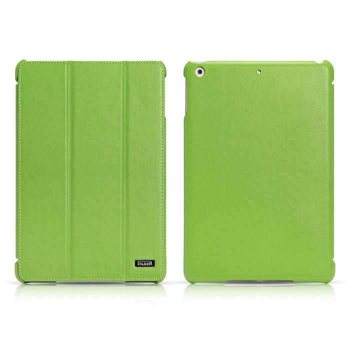 Чехол iCarer для iPad Air/2017/2018 Ultra-thin Genuine Green (RID501G) - фото фото фото 0