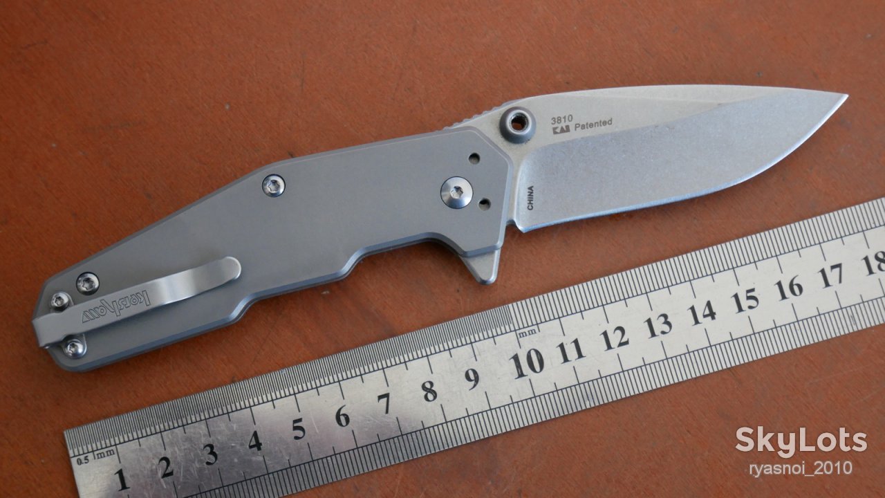 Kersh Dimension®  3810, 8Cr13MoV Stonewash, Titanium, OEM, SpeedSafe® Assisted Opening, EDC - фото фото фото 2