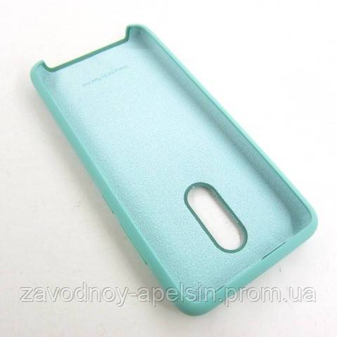 Xiaomi Redmi 5 чехол мятный Silicone Cover mint - фото фото фото 1