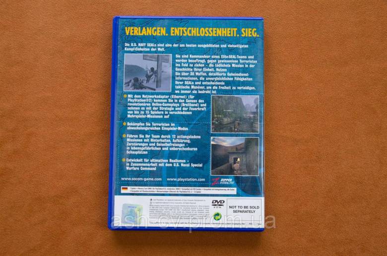 Диск для Playstation 2, гра SOCOM US Navy SEALs - фото фото фото 5