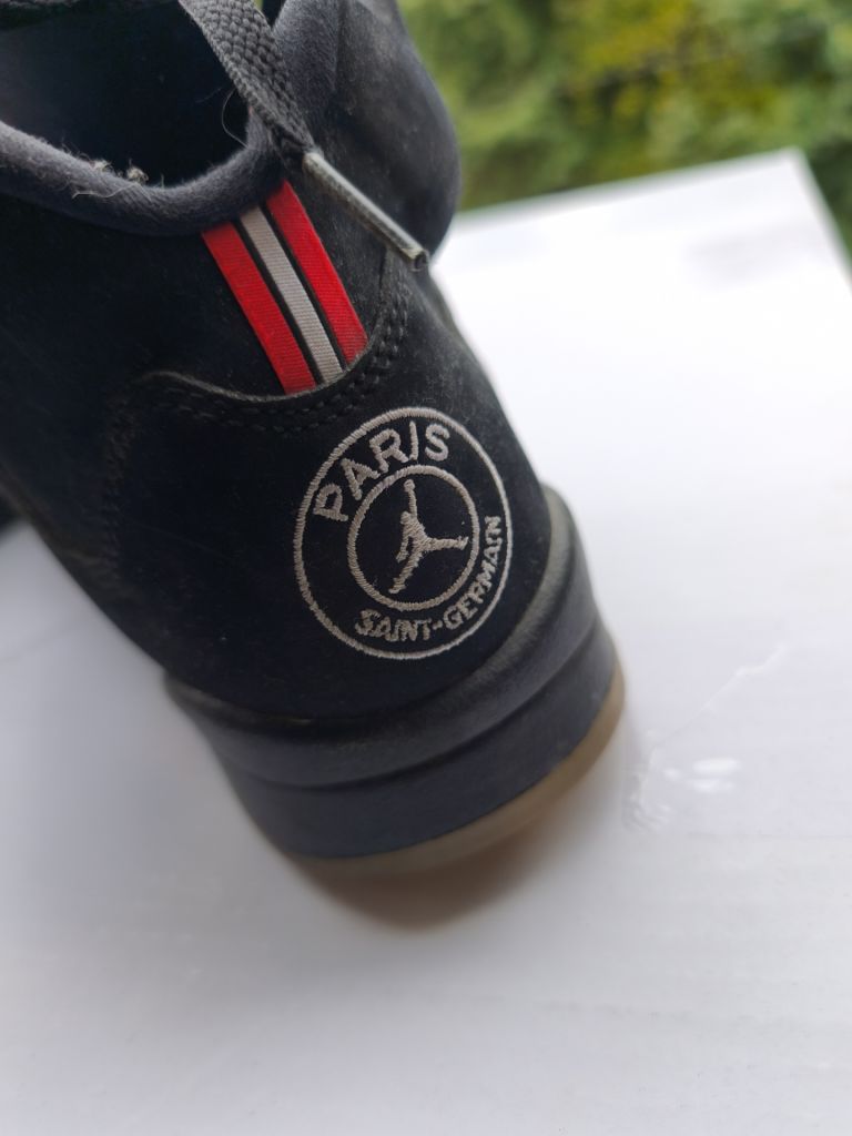 * Paris Saint-Germain x Air Jordan 5 Retro Black * Кросівки кроссовки - фото фото фото 6