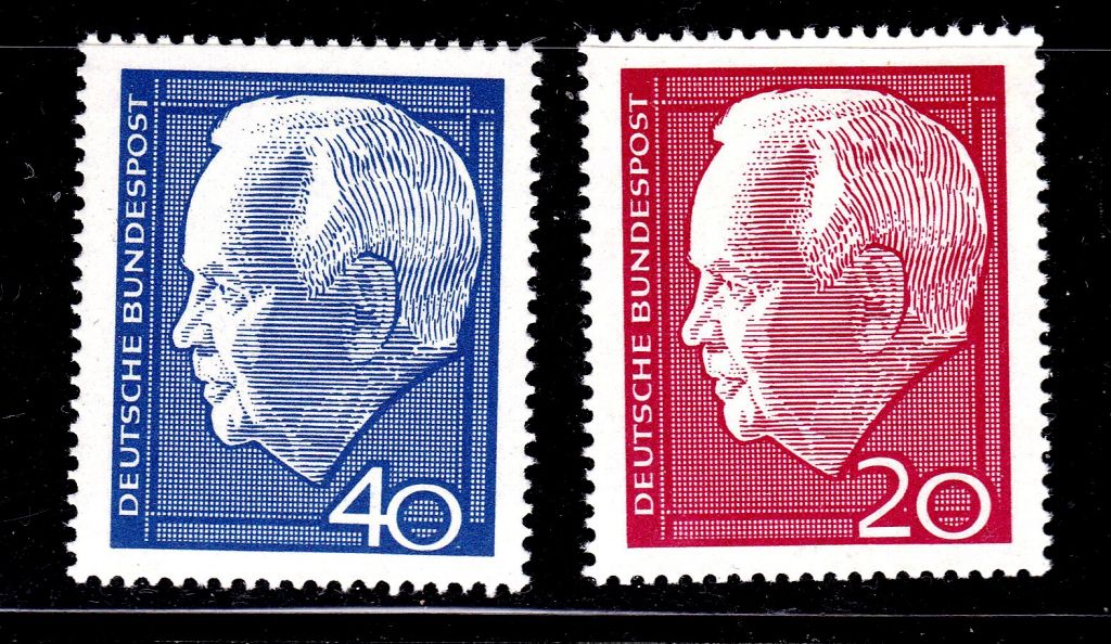 Германия  ФРГ  1964 г  MNH  - личности - фото фото фото 0