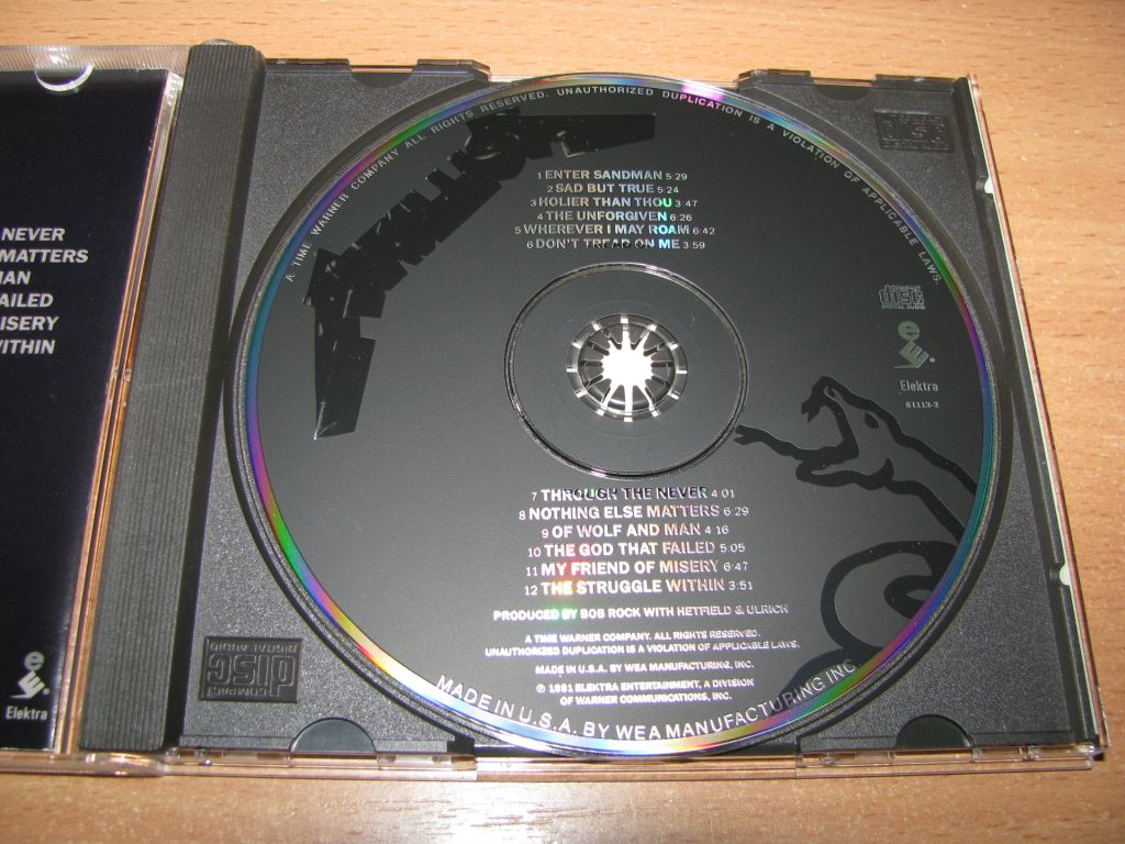 METALLICA - Metallica S/T  (1991 Elektra 1st press,USA) - фото фото фото 2