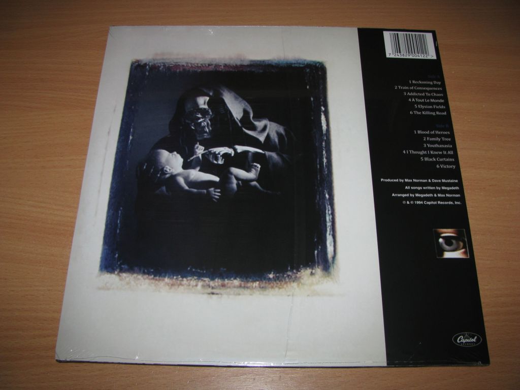 MEGADETH - Youthanasia    (Capitol) LP  вініл платівка - фото фото фото 1