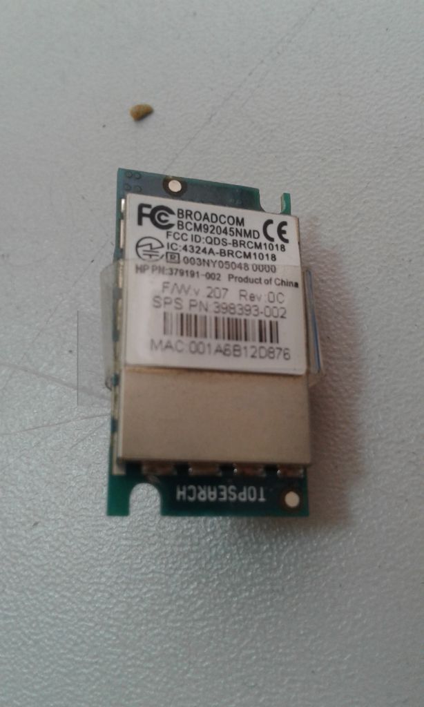 Блютуз модуль  Bluetooth Broadcom BCM92045NMD 398393-002 412766-002 - фото фото фото 0
