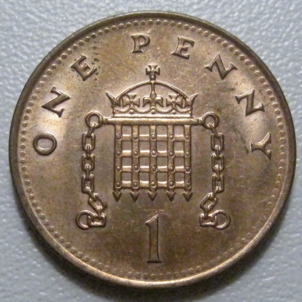 Велика Британія 1 пенні 2001 року 43165 - фото фото фото 0