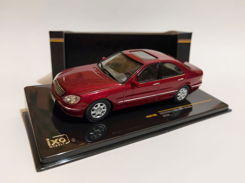 IXO 1:43 Mercedes-Benz S500, W220  (2000) bernstein red metallic - фото фото фото 1